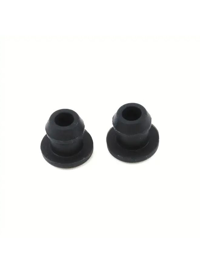 12pcs Black Silicone Plugs 6mm Tapered Round Hole Durable Flexible Industrial - Image 3